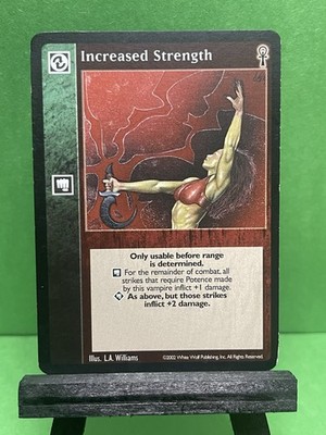 Vampire The Eternal Struggle CCG Increased Strength 2002 White Wolf Publishing