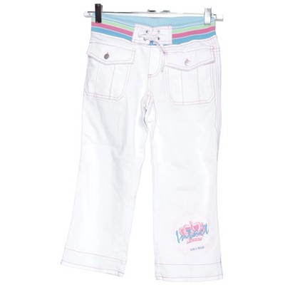 KappAhl, Hose, Größe: 146, Weiß/Mehrfarbig, Baumwolle/Elasthan, Denim #JUO