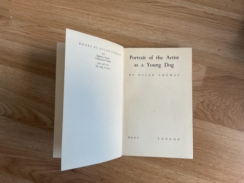 DYLAN THOMAS Portrait of the Artist as a Young Dog 1940 1st Edition Facs DJ - Bild 5 von 6