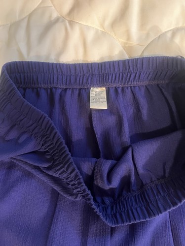 Sag Harbor Shirt Hose 2-teiliges Set Damen 14 lila Schulterpolster Karriere formell - Bild 6 von 6