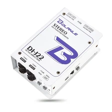 J22 Professional Stereo DI Box/Splitter XLR 1/4 inch, Dual Channel Direct Box...