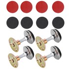 4pcs Metal Bedside Fixator Anti-sloshing Actuator Adjustable Wall Stabilizer