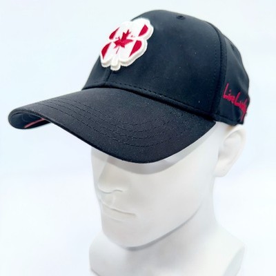 Black Clover Canada Live Lucky Mens S/M Black Flex Stretch Golf Hat Cap