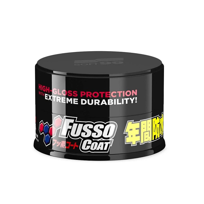 Fusso Coat 12 Months Dark cire 200g pour éliminer les traces d'eau sur vernis sombre