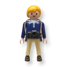 Playmobil Figur Mann Fotograf Kamera Stadtpark Urlaub Sehenswürdigkeit