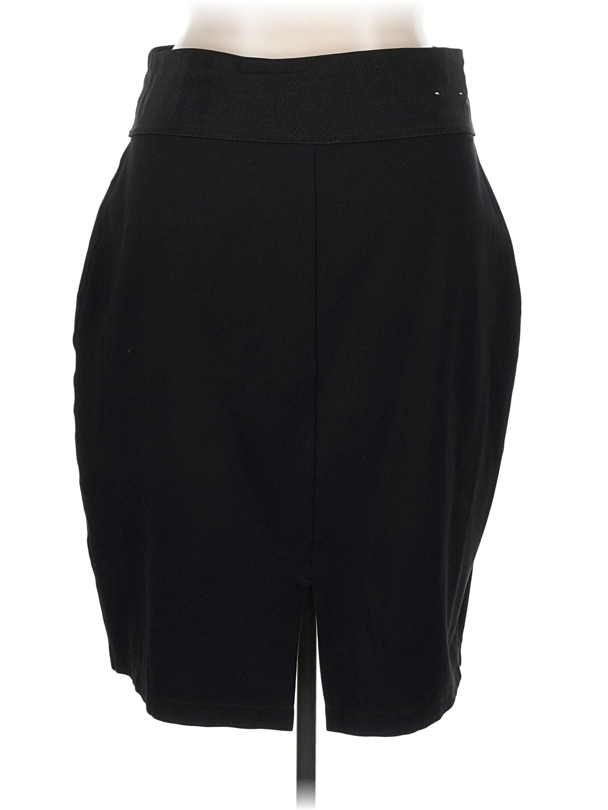 Calvin Klein Women Black Formal Skirt 1X Plus thumbnail 2