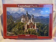 Castorland Neuschwanstein Castle Germany 500 Piece Jigsaw Puzzle New Sealed