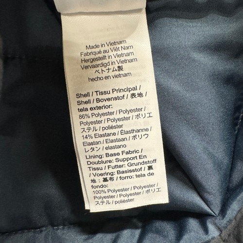 J Crew Eco Jacke Herren XS Nordic Primaloft Snap Up Thermo Midnight Blue - Bild 7 von 10