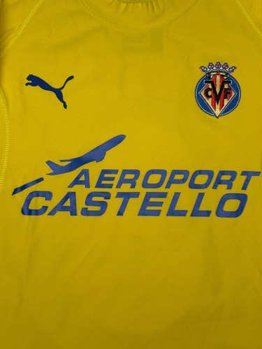 maglia calcio vintage Riquelme VILLARREAL PUMA Aeroport Castello 2005 2006 ROMAN - Foto 9 di 12
