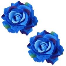 Rose Flower Hair Clip Flower Brooch Pin, 2 Pieces Roses Hair Clip Flowers Hai...