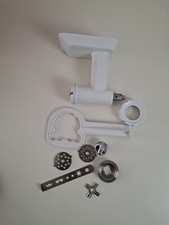 KitchenAid Fleischwolf 5KSMFGA + Spritzgebäckvorsatz Erweiterung für Kitchen Aid