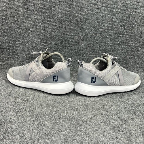 Zapatos de golf FootJoy FJ Flex sin clavos para hombre talla 11,5 gris azul zapatillas deportivas - Imagen 6 de 11