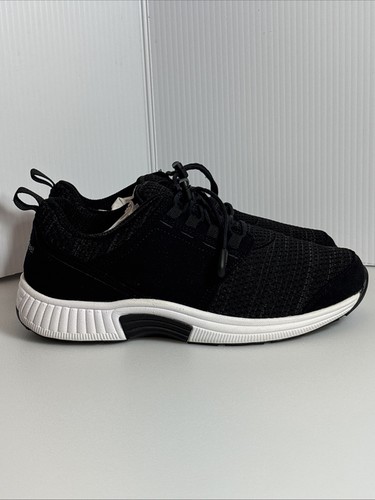 Orthofeet 849 Womens Size 8 Black Knit White Detail Orthopedic Comfort Shoes - Picture 5 of 19