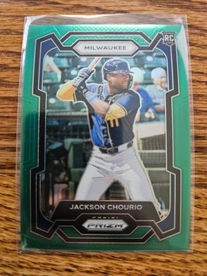 2024 Panini Prizm - Jackson Chourio #277 Green Prizm (RC)