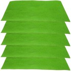 5Pcs Fake Grass Turf Sand Table Grass Mat Sand Table Fake Mat DIY Lawn Turf