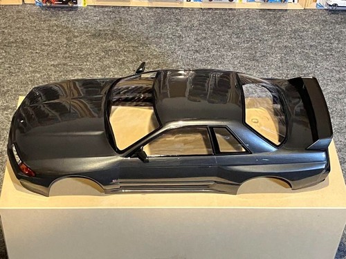 Tamiya Nissan Skyline GT-R Painted Spare Body R32 Gunmetal RC Body Only - Picture 4 of 9