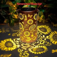 Outdoor Solar Sunflower Projection Light Waterproof Garden Decor Lamp Warm White