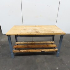 60" x 30" Butcher Block Top Industrial Packaging Table Work Bench