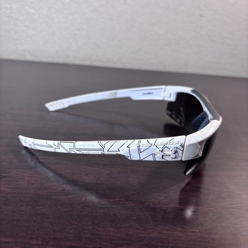 Vintage Under Armour Nitro L Sunglasses Graffiti Pattern 860048-8811C1 Blck/Whte - Picture 14 of 15