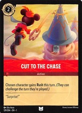 Cut to the Chase 129/204 The First Chapter Disney Lorcana 020752