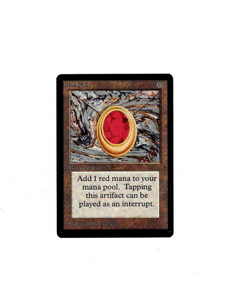 Magic the Gathering MOX RUBY Beta MTG