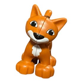 Lego Duplo DALMATIAN DOG & ORANGE BROWN CAT Replacement Figure Set 10570 Retired