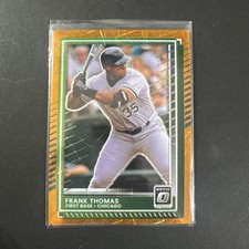 Frank Thomas Chicago White Sox 2025 Donruss #97 Optic Orange Velocity