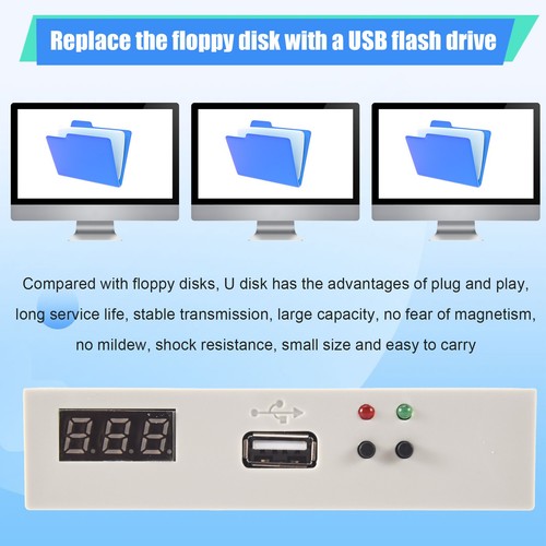 FDD-UDD U144K 1.44MB USB SSD Floppy Drive Emulator for Industrial3129 - Afbeelding 5 van 7