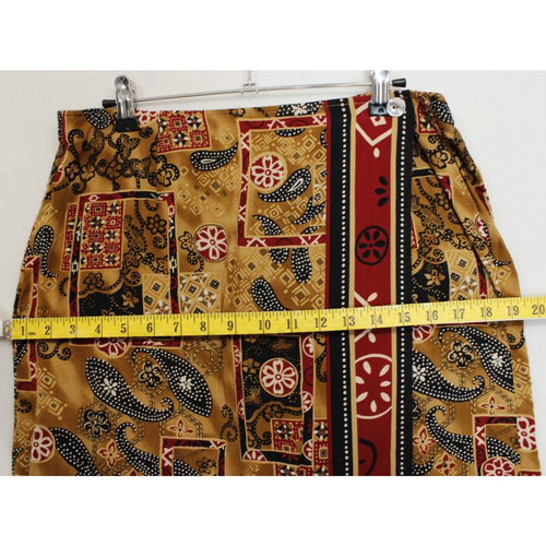 Requirements Wickelrock Damen M Boho Paisley Patchwork Print Viskose künstlerisch Freizeit - Bild 6 von 12