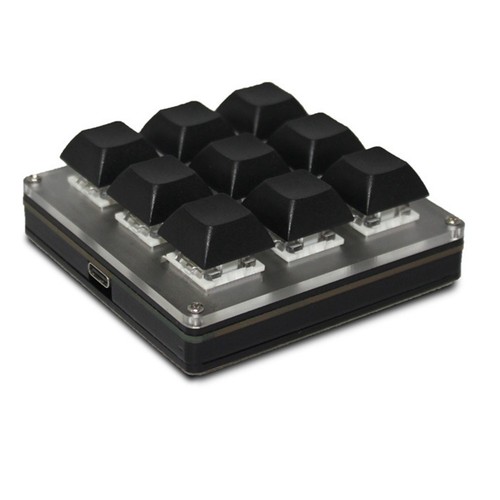Anpassbare Kabellose Tastatur mit 9 Tasten, 2,4 G USB, Bluetooth, Tri-Mode-2221 - Bild 8 von 8