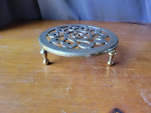 Original Baldwin Shelburne Museum Design Gusseisen Untersetzer rund Küche Heizkissen - Bild 1 von 7