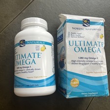 Nordic Naturals Omega-3, Lemon - Value Size 180 Count Exp 3/2025