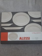 Alessi La Bella Tavola Ettore Sottsass 1993 14 " White Oval Serving Plate New