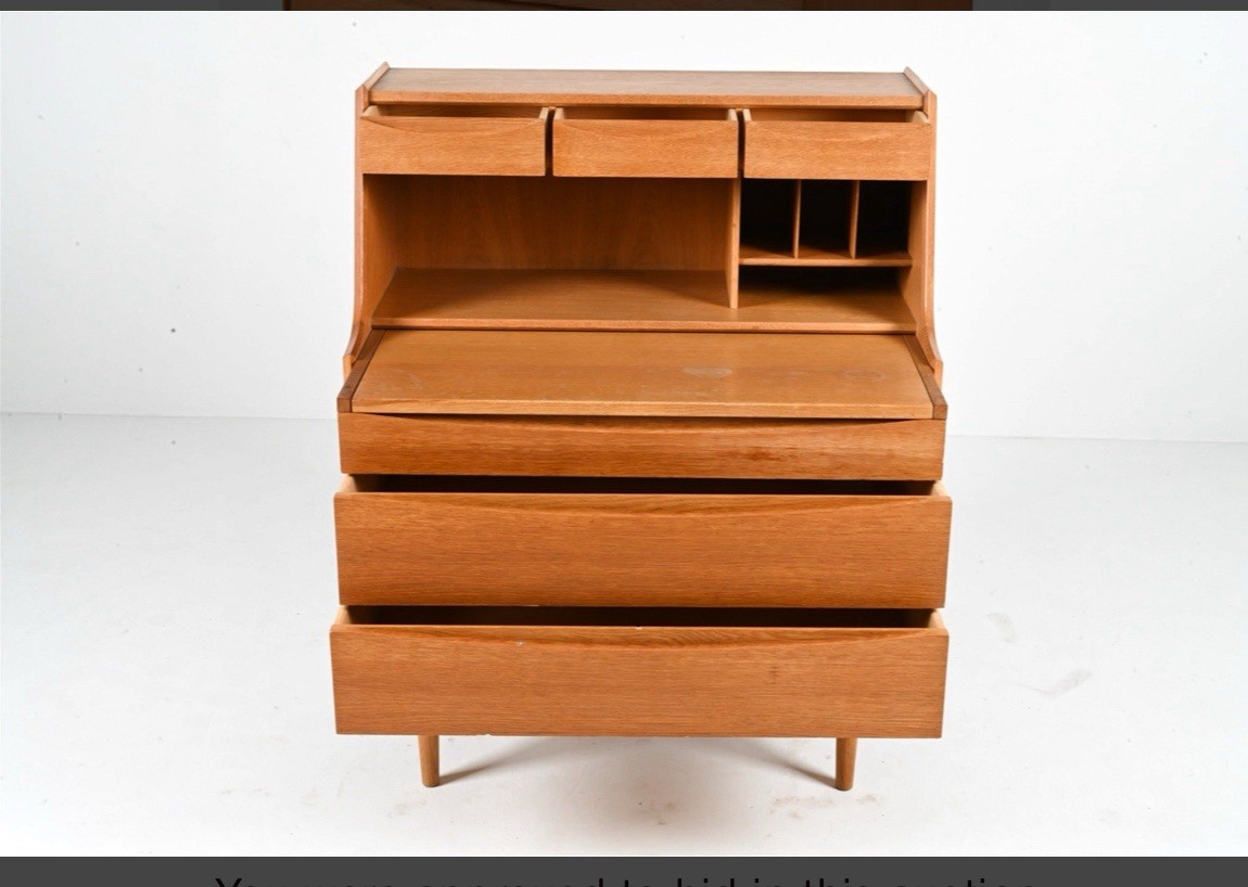 Danish Mid Century Modern Cabinet/ Desk