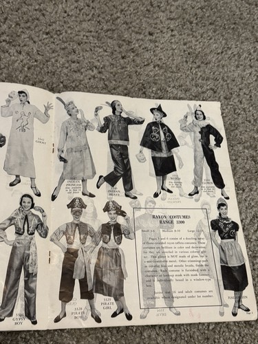 De colección ~ Años 50 E.Simon’s Sons Halloween Disfraces Catálogo Revista Terror Coleccionable - Imagen 8 de 11