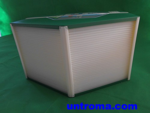 Scambiatore di calore controcorrente Zern 366x366x200x2,0 polimero - Foto 1 di 3