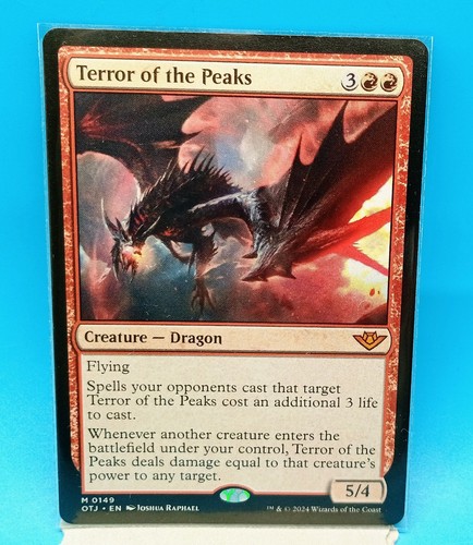 Terror of the Peaks [Outlaws of Thunder Junction] 149 Regular MTG NM
