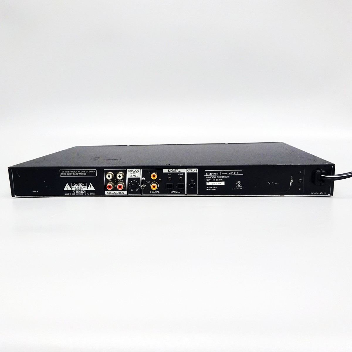 SONY MDS-E10 Professional MD Recorder Player Rack Mount