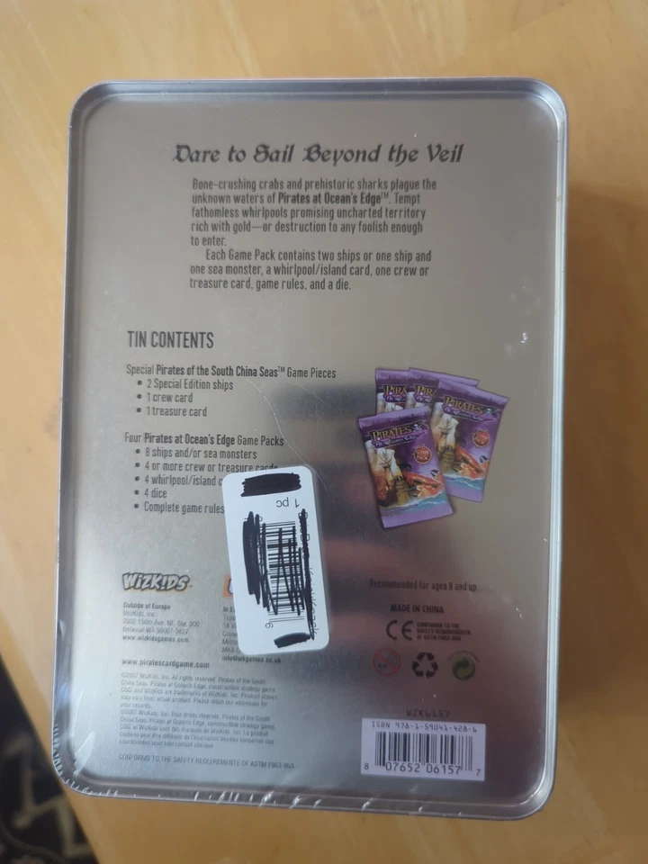 Wizkids Pirates At Ocean's Edge Tin - Constructible Strategy Game - New & Sealed - Image 2 of 4