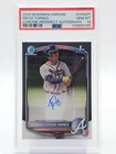 DIEGO TORNES 2025 BOWMAN CHROME 1ST PROSPECT AUTO #CPA-DT BRAVES PSA 10 Q4339