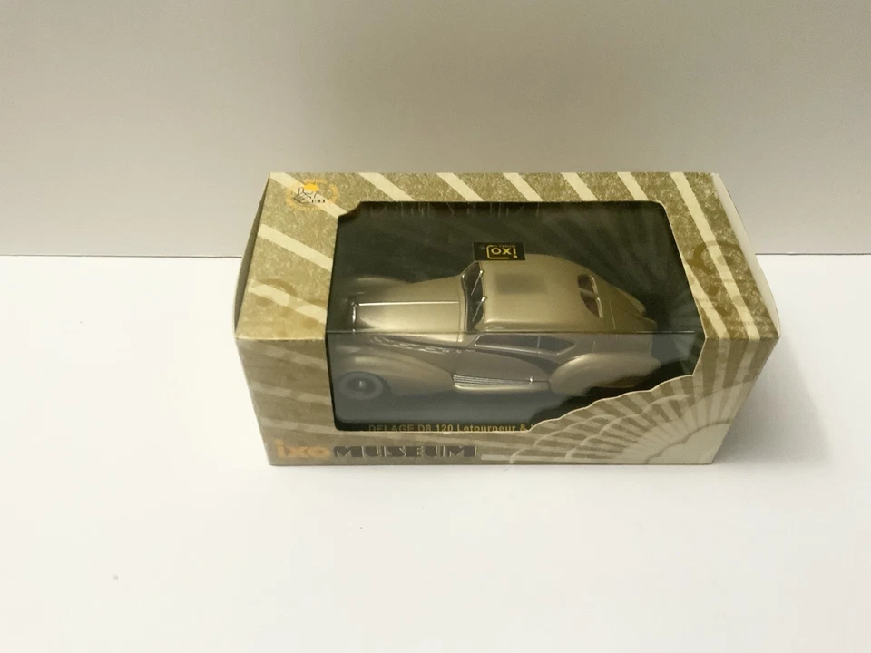 1/43 1939 Delage D8 120 Letourneur & Marchand IXO MUSEUM MUS010 - Image 2 of 4