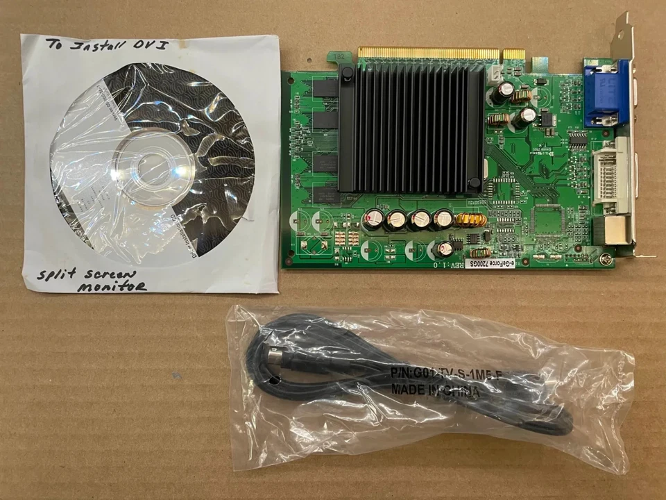 EVGA NVIDIA e-GeForce 7200 GS 256 MB DDR2 PCI-E Express Video Card - Image 3 of 4