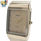 SEIKO Dolce 9531-5060 Vintage Quartz Square Gold Tone Men's Dress Watch [Exc+5]