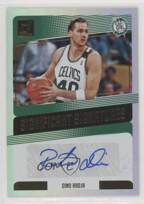 2018-19 Panini Donruss Significant Signatures Dino Radja #SS-DRJ Auto HOF 00ix