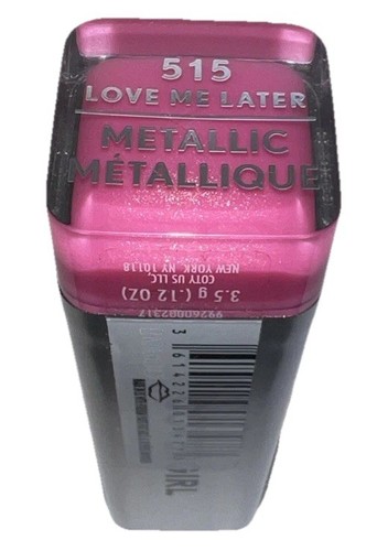Covergirl Exhibitionist Lipstick #515 LOVE ME LATER Metallic SEALED/Discontinued - Picture 9 of 11