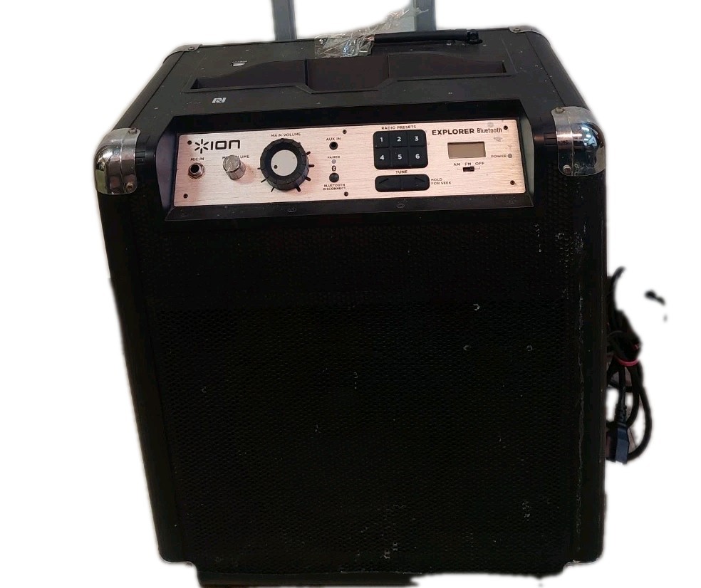 Ion Explorer Bluetooth and karaoke speaker and sound system IPA23B