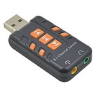 3D USB Sound Card 8.1 Channel Virtual CH Audio Adapter Amplifier for PC Computer