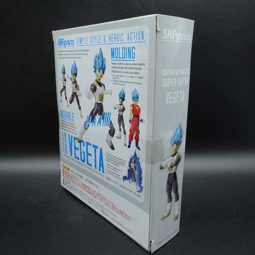 NEW Bandai S.H.Figuarts - Vegeta Super Saiyan God Figure Tamashii Nations - Picture 3 of 5