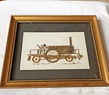 Ken Broadbent Collage Lokomotive THE NORTH STAR 1855