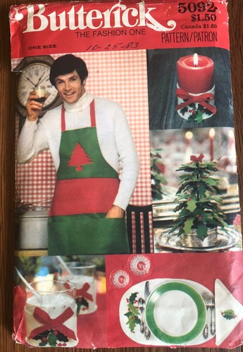 Vintage Butterick Pattern #5092 Christmas Holiday Decor UNCUT 1978 - Picture 2 of 3